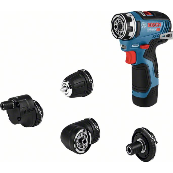 Bosch Akku-Bohrschrauber GSR 12V-35 FC, mit 2 x 3.0 Ah Li-Ion Akku, 1 Aufsatz, L-BOXX-Beschreibung lesen