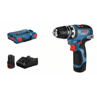 Bosch Akku-Bohrschrauber GSR 12V-35 FC, mit 2 x 3.0 Ah Li-Ion Akku, 1 Aufsatz, L-BOXX-Beschreibung lesen