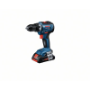 Bosch Akku-Bohrschrauber GSR 18V-55, 2 x Akku GBA 18V 5.0Ah, L-Case Pick & Click