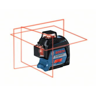 Bosch Linienlaser GLL 3-80, mit 4 x 1,5 V-LR6-Batterie-Beschreibung lesen