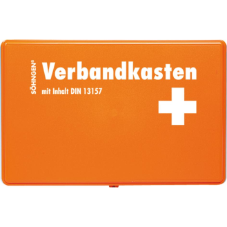 Söhngen Verbandkasten KIEL orangeDIN 13157-Beschreibung lesen