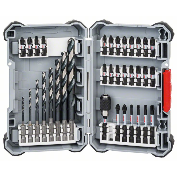 35-tlg. Impact Control HSS-Bohrer- und Schrauberbit-Set-Beschreibung lesen