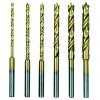 Proxxon HSS Spiralbohrersatz mit Zentrierspitze, 1,5 bis 4 mm (6-teilig)