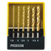 Proxxon HSS Spiralbohrersatz mit Zentrierspitze, 1,5 bis 4 mm (6-teilig)