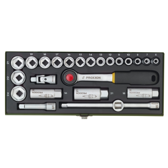 Proxxon Steckschlsselsatz, 3/8" (24-teilig)-Beschreibung lesen