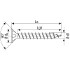 SPAX Senkmultikopf T-Star Plus T20 Vollgewinde WIROX 4,5x50mm (200)