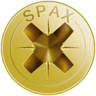 SPAX Senkmultikopf Kreuzschlitz Z2 Vollgewinde 4CUT YELLOX 4,5x35mm (200)-Beschreibung lesen
