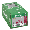 SPAX Halbrundkopf T-Star Plus T20 Vollgewinde WIROX 5x50mm (200)