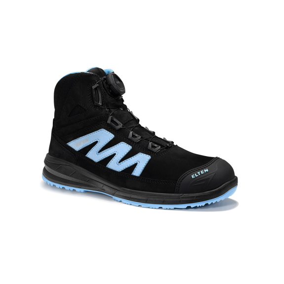 ELTEN Sicherheitsstiefel MARTEN XXSports Pro BOA black-blue Mid ESD S3, Gr. 46-Beschreibung lesen
