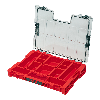 Qbrick System PRO Organizer 200 RED ULTRA HD stapelbar 452 x 296 x 79 mm 6 l IP54 mit 8 Einsätzen