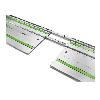 Festool FSV/2 Verbindungsstück zum Verbinden von Führungsschienen (577039)
