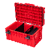 Qbrick System ONE 350 2.0 Technik ROT ULTRA HD Benutzerdefinierter Modularer Werkzeugkoffer Organizer 585 x 385 x 320 mm 38 l