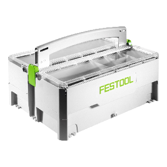 Festool SYS-SB Storage Box Werkzeugkiste mit schwenkbaren oberen Fächern (499901)-Beschreibung lesen