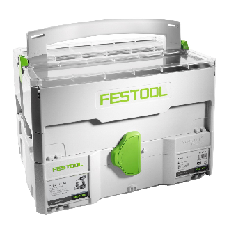 Festool SYS-SB Storage Box Werkzeugkiste mit schwenkbaren oberen Fächern (499901)-Beschreibung lesen
