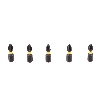 DeWalt DT 7387 T Torsion Bits 5 Stück schlagfest 25mm Pz2 Extreme Impact