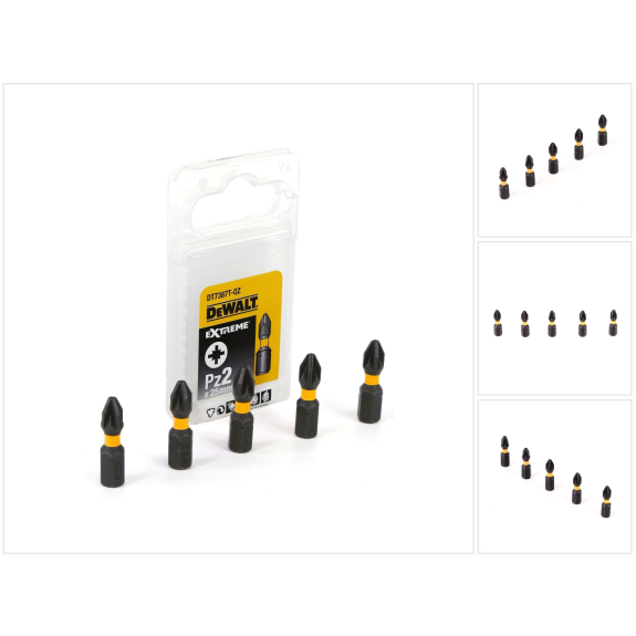 DeWalt DT 7387 T Torsion Bits 5 Stück schlagfest 25mm Pz2 Extreme Impact-Beschreibung lesen