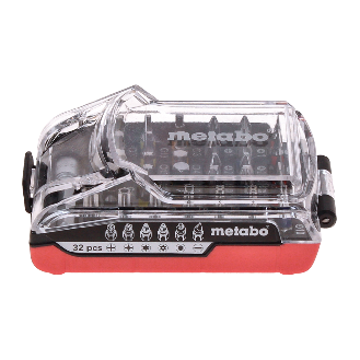 Metabo Bit-Set - 32-teilig Schlitz / Phillips / Pozidriv / Torx / Innensechskant (626696000)-Beschreibung lesen