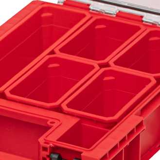 Qbrick System ONE Organizer M Plus RED ULTRA HD Organizer 364 x 264 x 106 mm 4 l stapelbar IP66-Beschreibung lesen