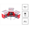 Fischer Power-Fast II FPF II Spanplattenschraube 4,0x50 mm 200 Stück ( 670240 ) Pan Head mit Torx Vollgewinde galvanisch verzinkt, blau passiviert