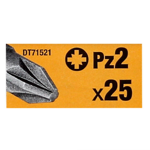 DeWalt DT 71521 Bit-Set PZ2 25 mm 25 tlg. ( N427052 )-Beschreibung lesen