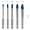Bosch EXPERT HEX-9 HardCeramic Bohrer, 5tlg Set 4/5/6/8/10 (2 608 900 597)