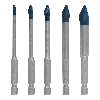 Bosch EXPERT HEX-9 HardCeramic Bohrer, 5tlg Set 4/5/6/8/10 (2 608 900 597)
