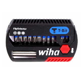 Wiha Bit Set FlipSelector T-Bit 25 mm  Phillips, Pozidriv, TORX 13-tlg. 1/4" (41824)-Beschreibung lesen