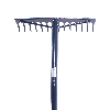Bien sûr, 

"Haushalt R107MS Universaler Rechen - blauer Metallstiel - ergonomischer, rutschfester roter Gummigriff (000051310974)"
