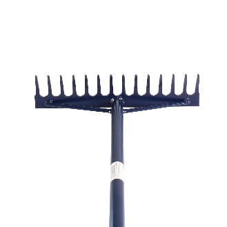 Bien sûr, 

"Haushalt R107MS Universaler Rechen - blauer Metallstiel - ergonomischer, rutschfester roter Gummigriff (000051310974)"-Beschreibung lesen