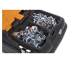 "FORTE Tools MG-22 Jumbo-Werkzeugkasten in 58x23x31 cm, Werkzeugkoffer, Kasten mit Metalllaschen und internem Organizer."