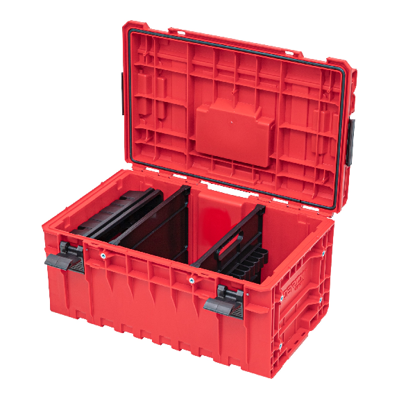 Qbrick System ONE 350 2.0 Vario RED ULTRA HD Custom Modularer Werkzeugkoffer Organizer 585 x 385 x 320 mm 38 l stapelbar-Beschreibung lesen