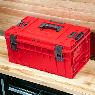 Qbrick System ONE 350 2.0 Vario RED ULTRA HD Custom Modularer Werkzeugkoffer Organizer 585 x 385 x 320 mm 38 l stapelbar-Beschreibung lesen