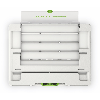 Festool SYS3 DF M 137 Koppelbarer Systainer-Werkzeugkoffer mit Deckelfach 396 x 296 x 137 mm 10,4 l (577346)