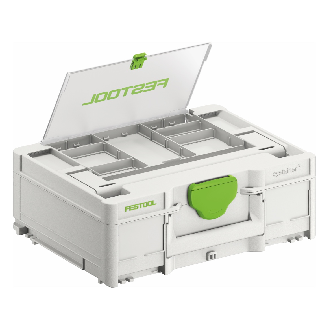 Festool SYS3 DF M 137 Koppelbarer Systainer-Werkzeugkoffer mit Deckelfach 396 x 296 x 137 mm 10,4 l (577346)-Beschreibung lesen