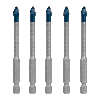 Bosch EXPERT HEX-9 HardCeramic Bohrer, 5tlg Dachziegel-Set 6mm (2 608 900 599)