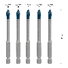 Bosch EXPERT HEX-9 HardCeramic Bohrer, 5tlg Dachziegel-Set 6mm (2 608 900 599)
