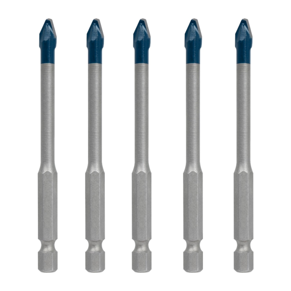 Bosch EXPERT HEX-9 HardCeramic Bohrer, 5tlg Dachziegel-Set 6mm (2 608 900 599)-Beschreibung lesen
