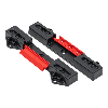 Qbrick System ONE Organizer 2XL ROT ULTRA HD Custom + ONE Connect-Adapter 582 x 387 x 172 mm 19,5 l stapelbar IP66