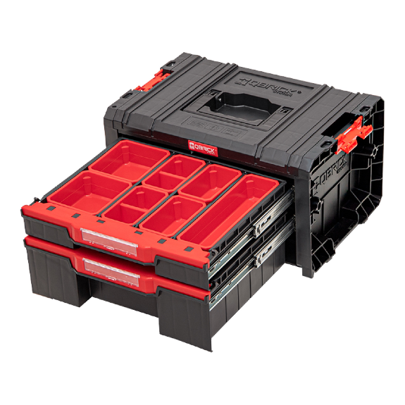 "Qbrick System PRO Drawer 2 Toolbox 2.0 Expert stapelbar 450 x 310 x 244 mm 4,5 l 9,5 l IP54 mit zwei Schubladen, 10 Einsätzen und 6"

Si vous avez besoin d'une traduction supplémentaire ou d'une clarification, n'hésitez pas à demander !-Beschreibung lesen