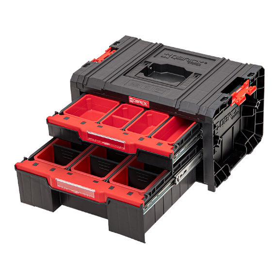 "Qbrick System PRO Drawer 2 Toolbox 2.0 Expert stapelbar 450 x 310 x 244 mm 4,5 l 9,5 l IP54 mit zwei Schubladen, 10 Einsätzen und 6"

Si vous avez besoin d'une traduction supplémentaire ou d'une clarification, n'hésitez pas à demander !-Beschreibung lesen