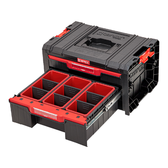 "Qbrick System PRO Drawer 2 Toolbox 2.0 Expert stapelbar 450 x 310 x 244 mm 4,5 l 9,5 l IP54 mit zwei Schubladen, 10 Einsätzen und 6"

Si vous avez besoin d'une traduction supplémentaire ou d'une clarification, n'hésitez pas à demander !-Beschreibung lesen