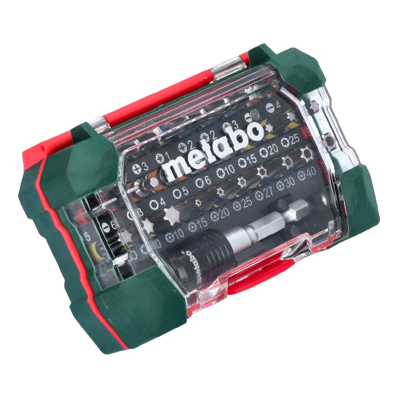 Metabo Bit Box SP 25 mm 32 pces ( 626700000 ) Philips / Pozidriv / Fente / Torx / Inbus-Leer más