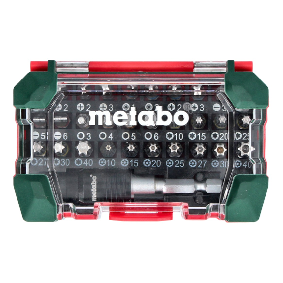 Metabo Bit-Box SP 25 mm 32 Stück (626700000) Philips / Pozidriv / Schlitz / Torx / Inbus-Beschreibung lesen
