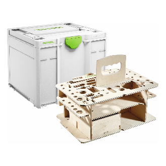 Festool Systainer SYS3 HWZ M 337 Box Werkzeugkoffer mit Holzeinsatz ( 205518 ) Nachfolger von 497658-Beschreibung lesen