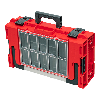 Qbrick System ONE 200 2.0 Expert RED ULTRA HD Custom Modularer Werkzeugkoffer Organizer 585 x 385 x 190 mm 15,4 l