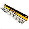DeWalt DWS 5022 Führungsschiene für Handkreissägen und Tauchsägen mit einer Länge von 150 cm.