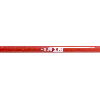 HAUSHALT Rechen LR002 H, 150 cm, roter Glasfaserstiel, mit blauem, ergonomischem und rutschfestem Gummigriff.