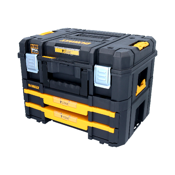 DeWalt DWST 83395-1 TSTAK Kombi-Kit Koffersatz TSTAK II + TSTAK IV 440 x 320 x 337 mm IP54-Beschreibung lesen