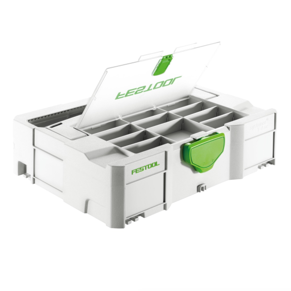 Festool Systainer T-LOC DF SYS 1 TL-DF Koppelbarer Aufbewahrungskoffer in Hellgrau (497851)-Beschreibung lesen