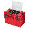 Qbrick System ONE 450 2.0 Expert RED ULTRA HD Custom Modulares Werkzeugkoffer-Organizer 585 x 385 x 420 mm 52 l stapelbar